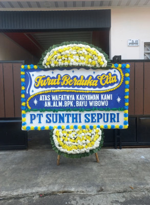 Papan Bunga Duka di Pandan Indah